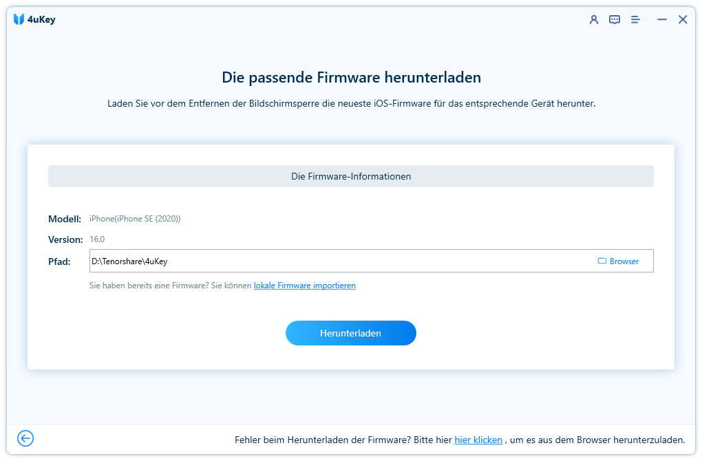 start download firmware