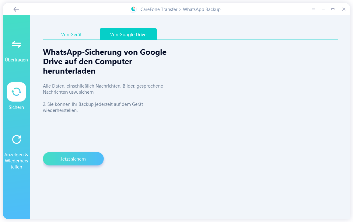 download whatsapp backup from google drive