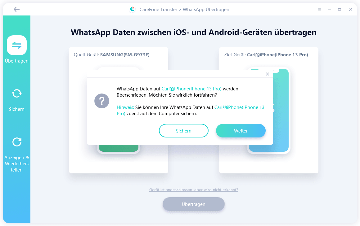 transfer whatsapp to new phone
