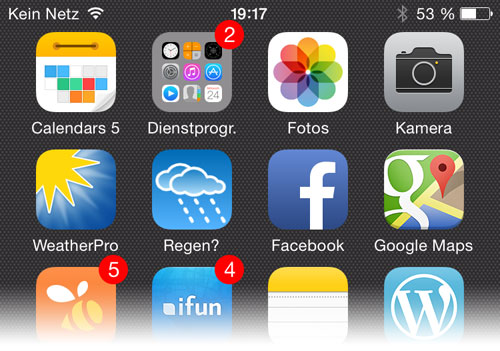 kein netz