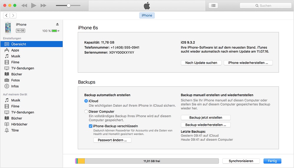 daten aus itunes backup wiederherstellen