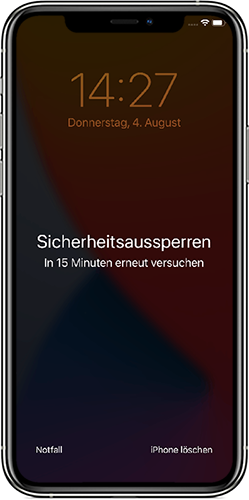 iphone sperrcode vergessen ohne itunes wiederherstellen